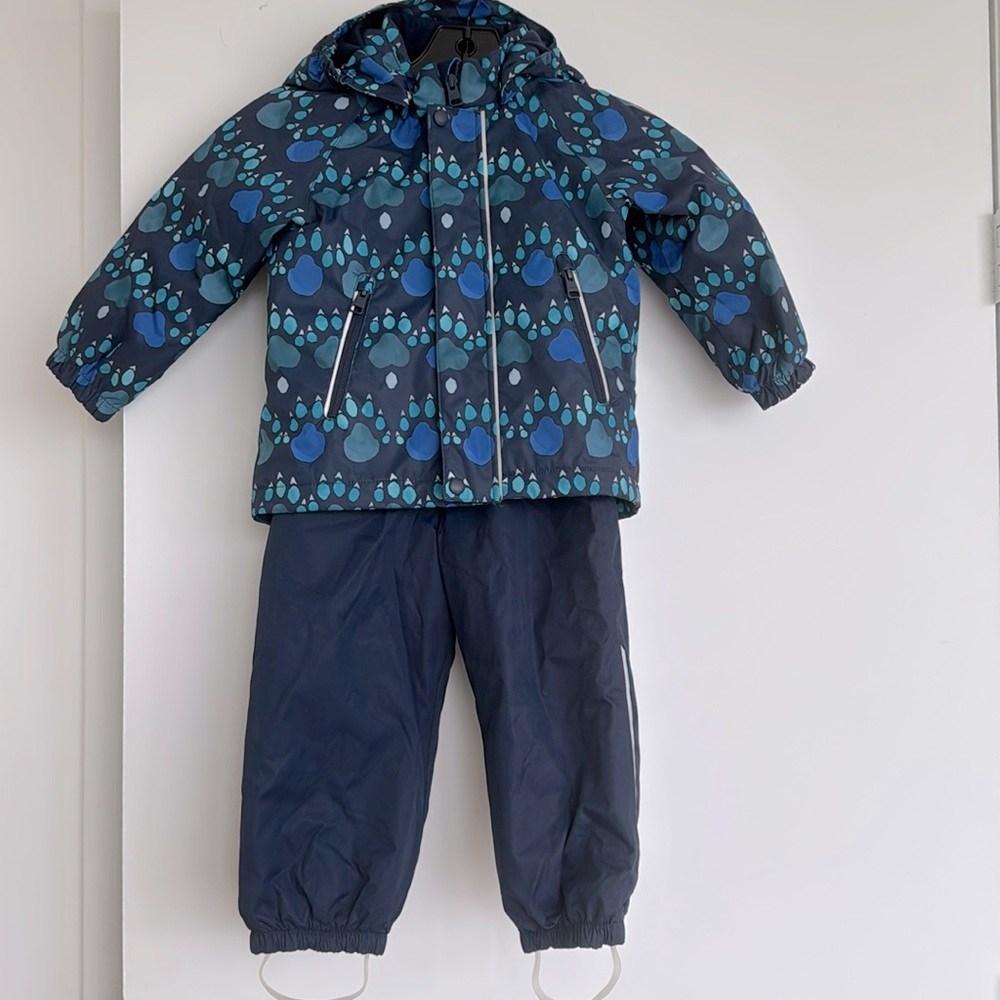 LIKE NEW BOYS REIMA TEC SNOW SET IN SIZE 92cm/US 2 (runs big)